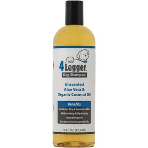 4-Legger Organic Hypo-Allergenic Unscented Aloe Dog Shampoo, 16-oz bottle