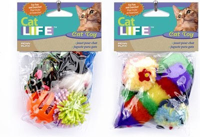 Penn-Plax Play-Fulls Multi-Pack Cat Toys, Color Varies, slide 1 of 1