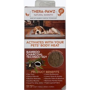 The Green Pet Shop Thera-Pawz Warming Dog & Cat Pad, Grey, Grey, Small