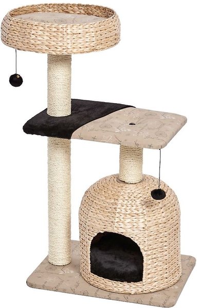 MidWest Feline Nuvo Nest 40.75-in Modern Wicker Cat Tree & Condo slide 1 of 4