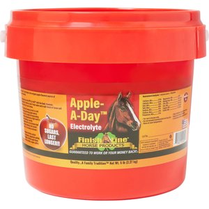 Finish Line Apple-A-Day Electrolyte Apple Flavor Powder Horse Supplement, 5-lb tub