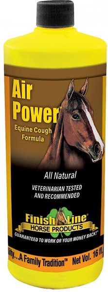 Finish Line Air Power Cough Relief Respiratory Liquid Horse Supplement, 16-oz bottle slide 1 of 1