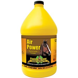 Finish Line Air Power Cough Relief Respiratory Liquid Horse Supplement, 128-oz bottle