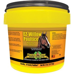 Finish Line EZ-Willow Sore Muscle & Joint Pain Relief Horse Poultice, 5-lb tub