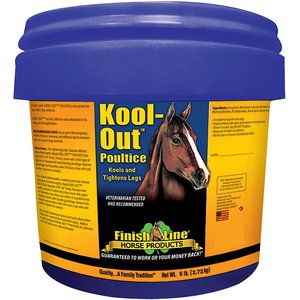 Finish Line Kool Out Sore Muscle & Joint Pain Relief Horse Poultice, 5-lb tub