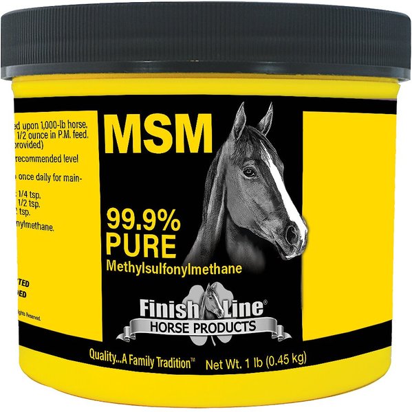 Finish Line MSM Joint Support Powder Horse Supplement, 1-lb tub slide 1 of 1