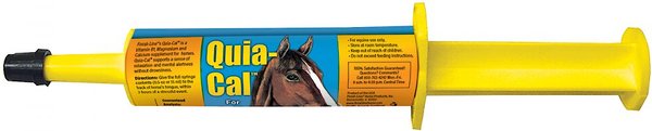 Finish Line Quia-Cal Calming Paste Horse Supplement, 0.5-oz syringe slide 1 of 1