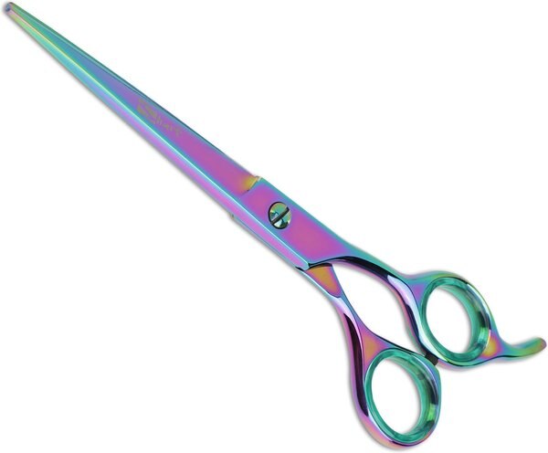 Sharf Gold Touch Rainbow Straight Pet Grooming Shear, 7.5-in slide 1 of 8