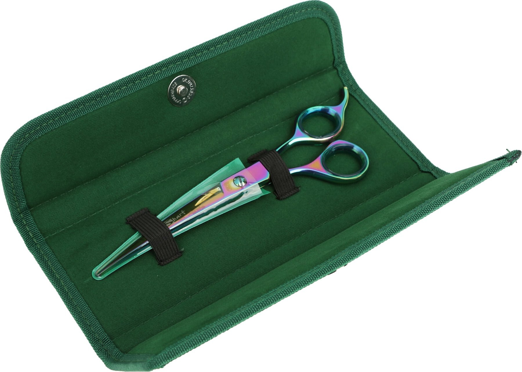 SHARF Gold Touch Rainbow Curved Pet Grooming Shear, 7.5-in - Chewy.com