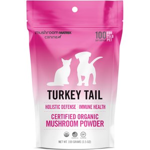 Canine Matrix Turkey Tail Holistic Defense Immune Support Dog Supplement, 3.5-oz bag
