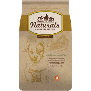 Country Vet Naturals 28/18 Healthy Puppy Dog Food, 5-lb bag