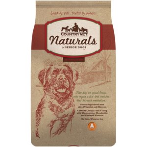 Country Vet Naturals 24-10 Senior Dog Food, 16-lb bag