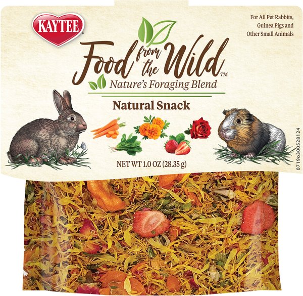 Kaytee Food From the Wild Natural Snack Rabbit Treats, 1-oz bag slide 1 of 9