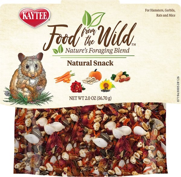 Kaytee Food from the Wild Natural Snack Hamster & Gerbil Treats, 2-oz bag slide 1 of 9