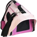 Pet Magasin Soft-Sided Airline-Approved Dog & Cat Carrier Bag, Pink