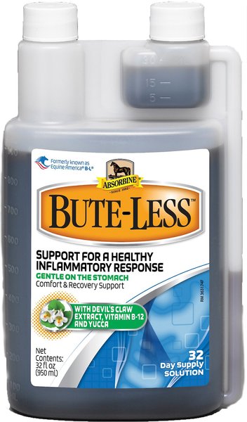 Absorbine Bute-Less Comfort & Recovery Cherry Flavor Solution Horse Supplement, 32-oz bottle slide 1 of 1