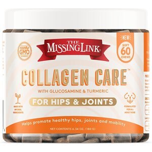 The Missing Link Collagen Care Hips & Joints Soft Chews Dog Supplement, 60 count