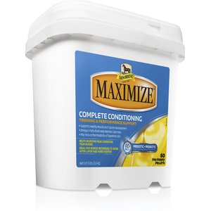 Absorbine Maximize Complete Conditioning Hay Flavor Pellets Horse Supplement, 8-lb tub