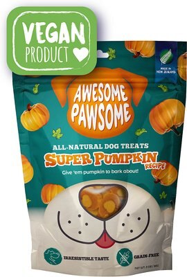 Awesome Pawsome Super Pumpkin Recipe Dog Treats, 3-oz bag, slide 1 of 1