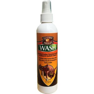 Absorbine Leather Therapy Wash Advanced Leather Horse Saddle Cleansing Formula, 8-oz bottle