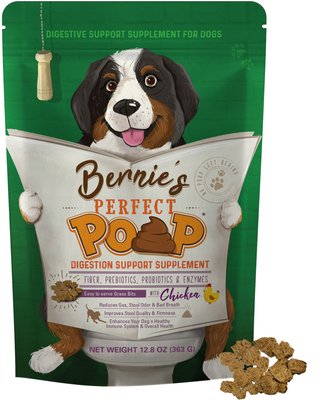 Bernie's Perfect Poop Chicken Flavor Digestion Support Dog Supplement, 12.8-oz bag, slide 1 of 1
