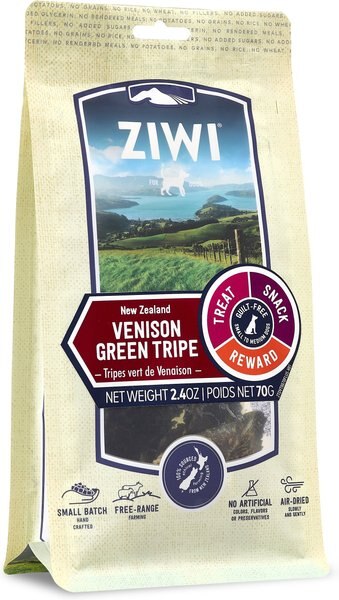 Ziwi Venison Green Tripe Dog Treats, 2.4-oz bag slide 1 of 5