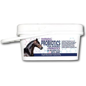 Equa Holistics HealthyGut Maintenance Probiotics Powder Horse Supplement, 63.4-oz tub