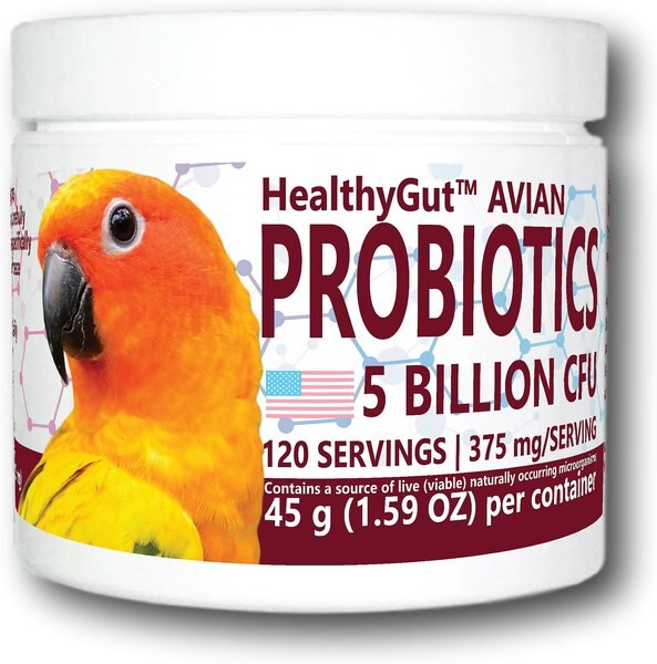 Equa Holistics HealthyGut Avian Probiotics Bird Supplement, 1.59-oz tub slide 1 of 2