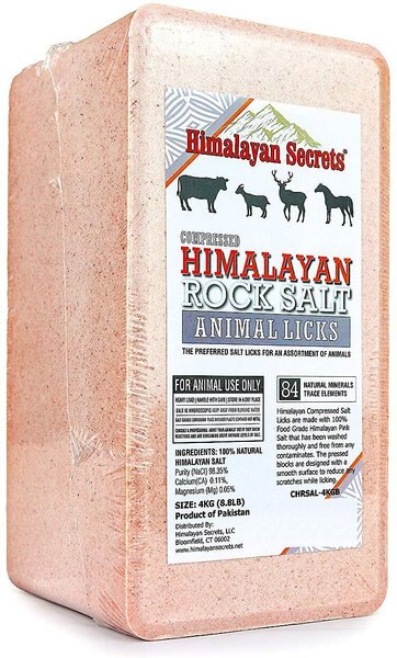 Himalayan Secrets All-Natural Compressed Himalayan Rock Salt Block, 8.8-lb brick slide 1 of 3