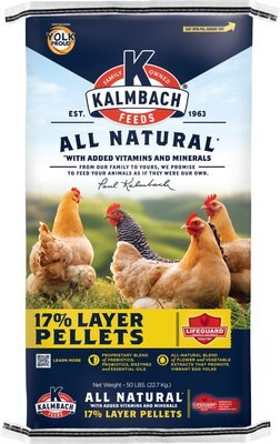 Kalmbach Feeds All Natural 17% Protein Layer Pellets Chicken Feed, slide 1 of 1