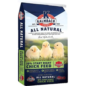 Kalmbach Feeds All Natural 18% Protein Start Right Chick Feed, 25-lb bag