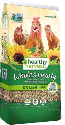 Healthy Harvest Whole & Hearty Layer Chicken Feed, 30-lb bag, slide 1 of 1