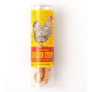 Polkadog Chicken Strips Dog & Cat Treats, 4-oz tube
