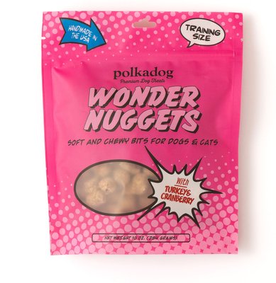 Polkadog Wonder Nuggets Turkey & Cranberry Flavor Soft & Chewy Dog Treats, 12-oz bag, slide 1 of 1