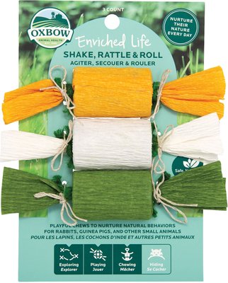 Oxbow Enriched Life Shake, Rattle & Roll Small Animal Chew Toy, slide 1 of 1