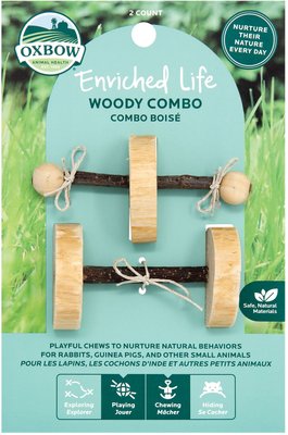 Oxbow Woody Combo Small Animal Chew Toy, slide 1 of 1
