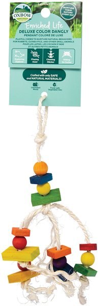 Oxbow Enriched Life Deluxe Color Dangly Small Animal Toy slide 1 of 2