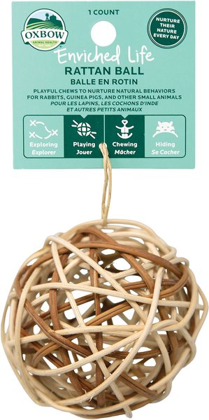 Oxbow Enriched Life Rattan Ball Small Animal Toy slide 1 of 1