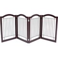 Internet's Best Arched Top Wire Dog Gate, 30-in, Espresso, 4 Panel