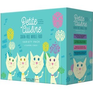 Petite Cuisine Variety Pack Grain-Free Wet Cat Food, 2.8-oz can, case of 12