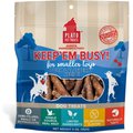 Plato Keep Em' Busy Duck & Blueberry Toy Refill Grain-Free Dog Treats, 5-oz bag, Small
