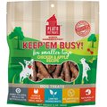 Plato Keep Em' Busy Chicken & Apple Toy Refill Grain-Free Dog Treats, 5-oz bag, Small