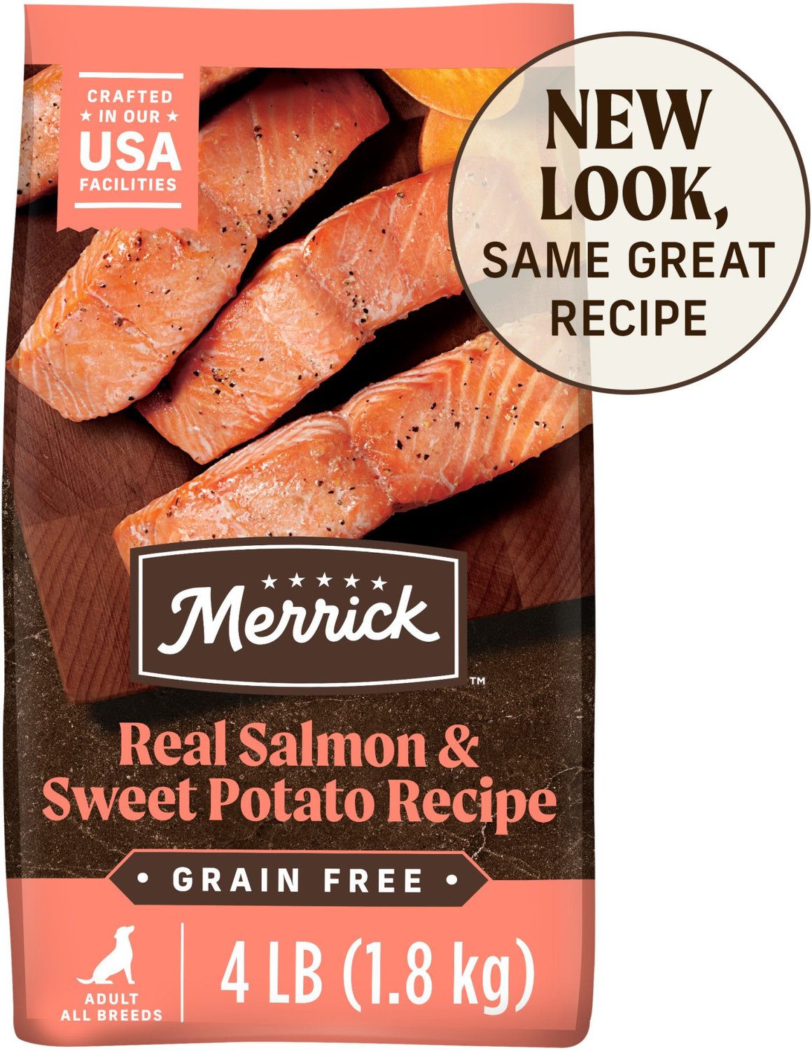 MERRICK Grain-Free Real Salmon & Sweet Potato Recipe Dry ...