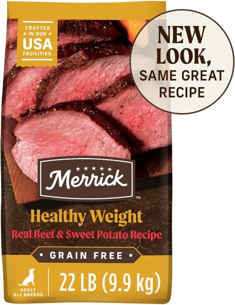 Merrick Grain-Free Dry Dog Food Healthy Weight Recipe, 22-lb bag slide 1 of 9