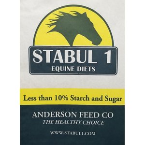 Stabul 1 Equine Diets Fenugreek Low Sugar, Low Starch Horse Feed, 40-lb bag