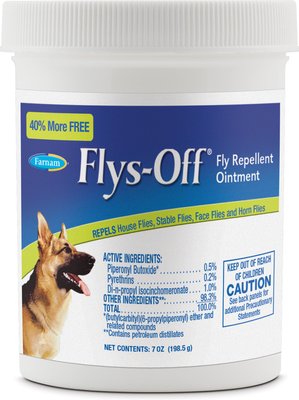 Flys-Off Fly Repellent Dog & Horse Ointment, 7-oz tub, slide 1 of 1