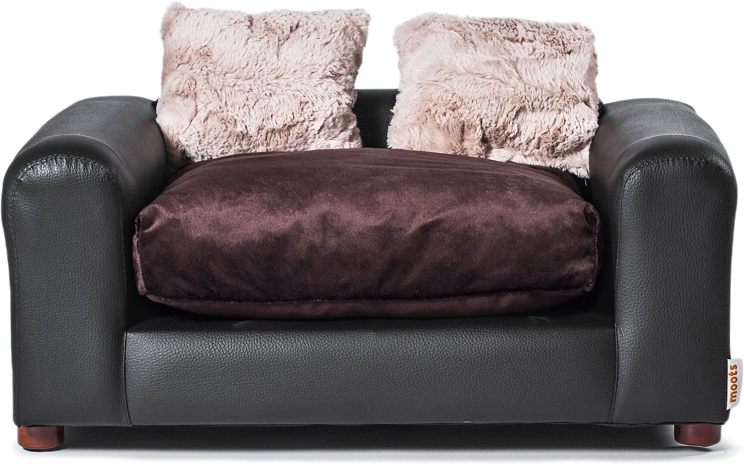Moots Premium Leatherette Sofa Cat, Leather Dog Couch Bed