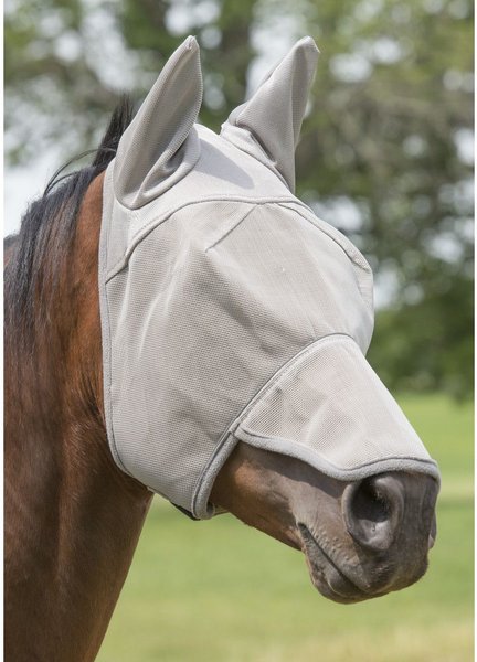 Weaver Leather Nose & Ear Cover Horse Mask, Gray, Large slide 1 of 1