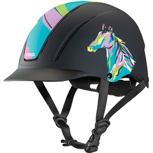 Troxel Spirit Riding Helmet, Pop Art Pony, X-Small