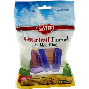 Kaytee CritterTrail Fun-nel Bubble Plug Small Pet Accessory, Assorted Colors